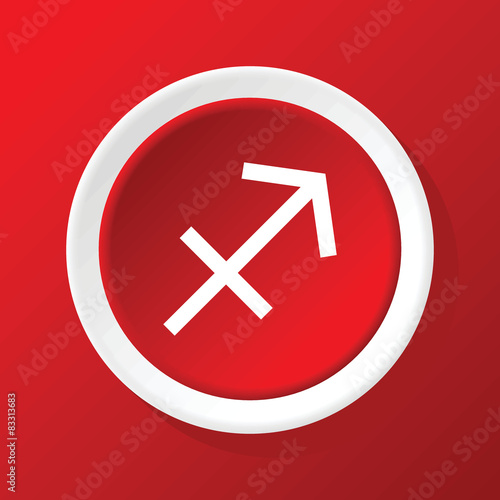 Builder icon on red