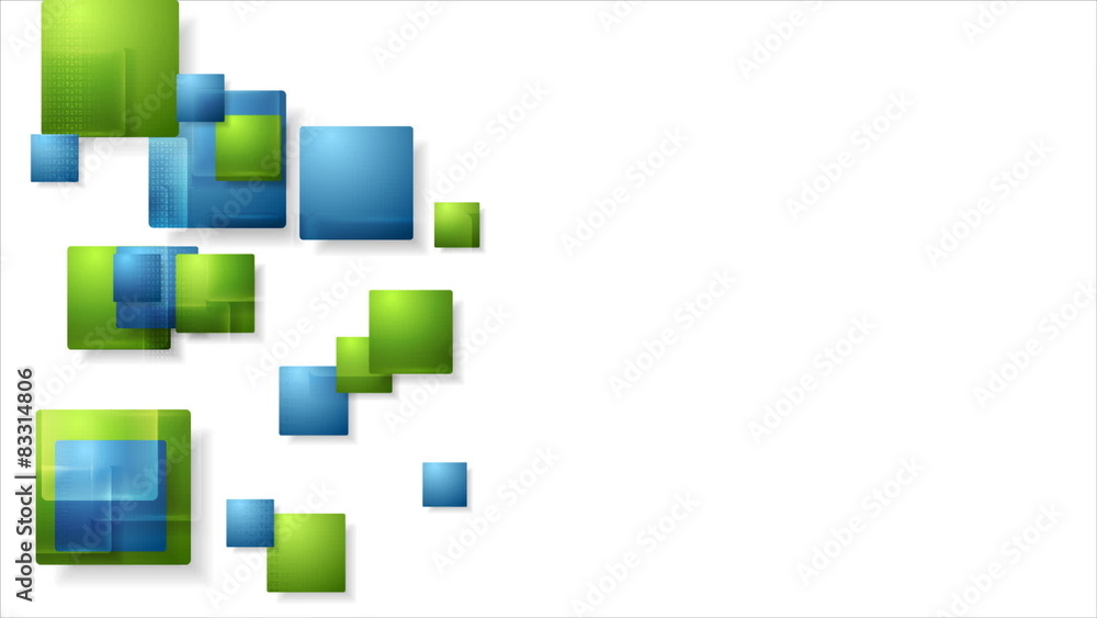 Moving shiny tech squares video animation Moving shiny tech squares video animation