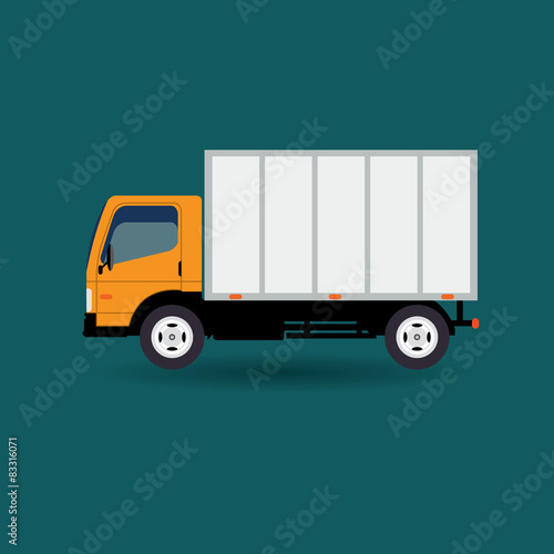 truck  Logistics and delivery vehicle trendy style icon