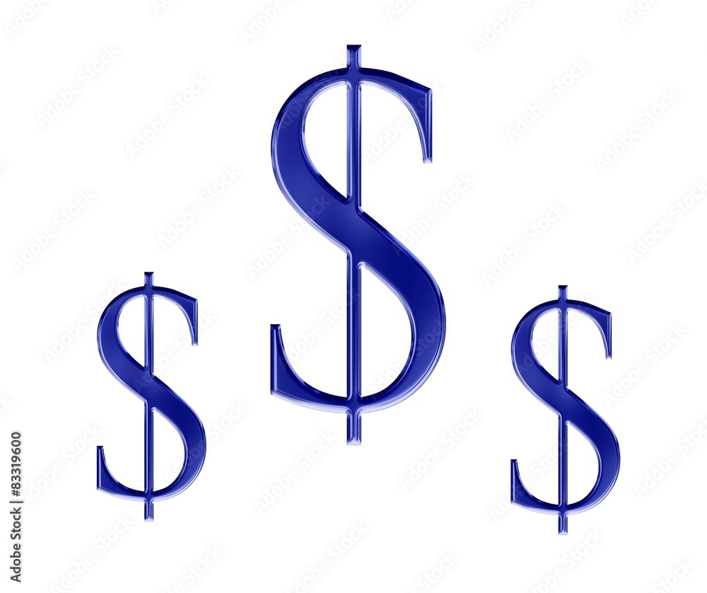 Obraz premium dollar, plastic