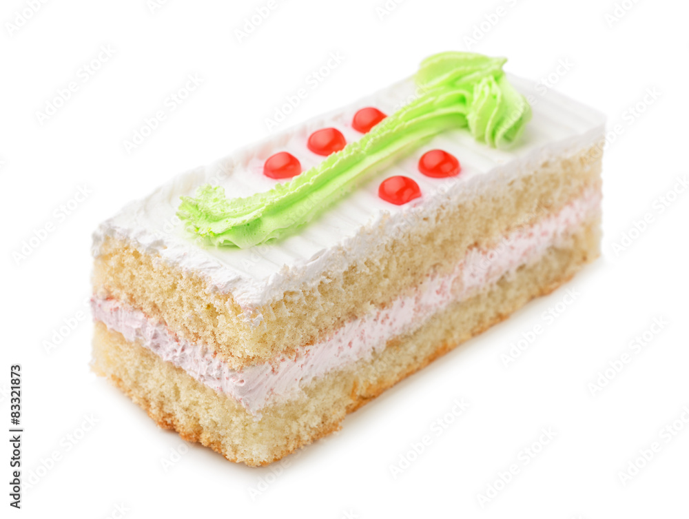 Slice of cream cake Slice of cream cake