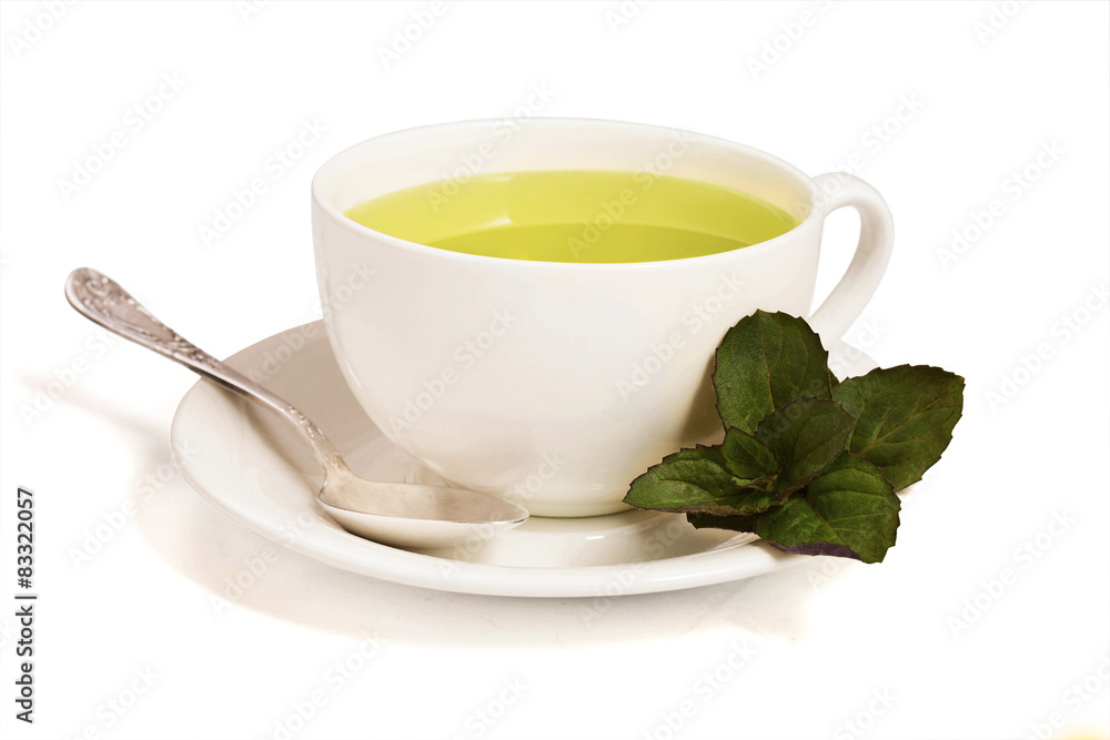 Cup of mint tea