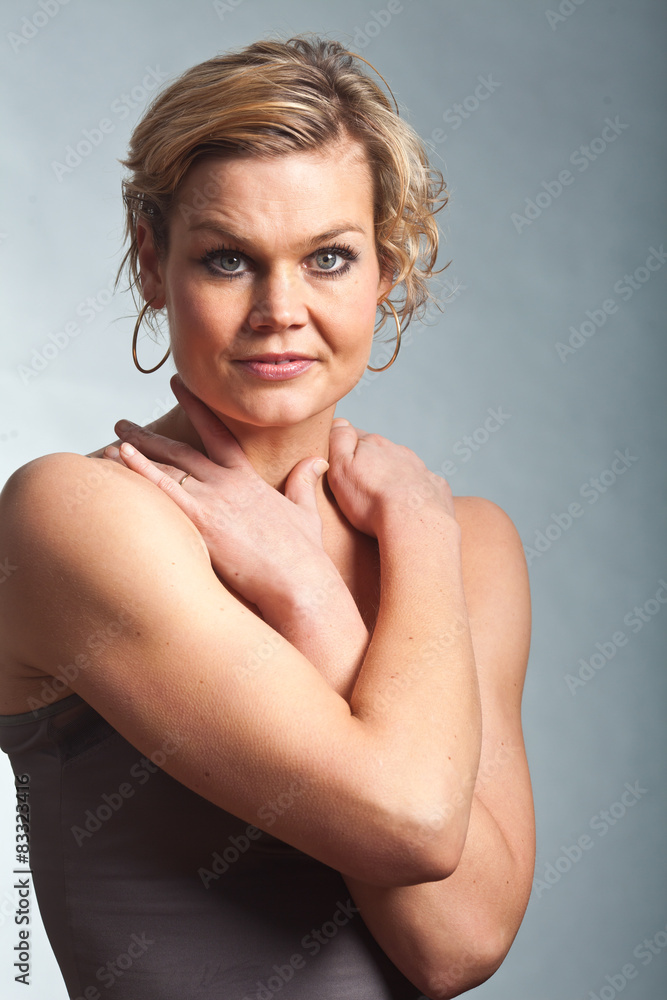 Fototapeta premium Cute blond girl portrait