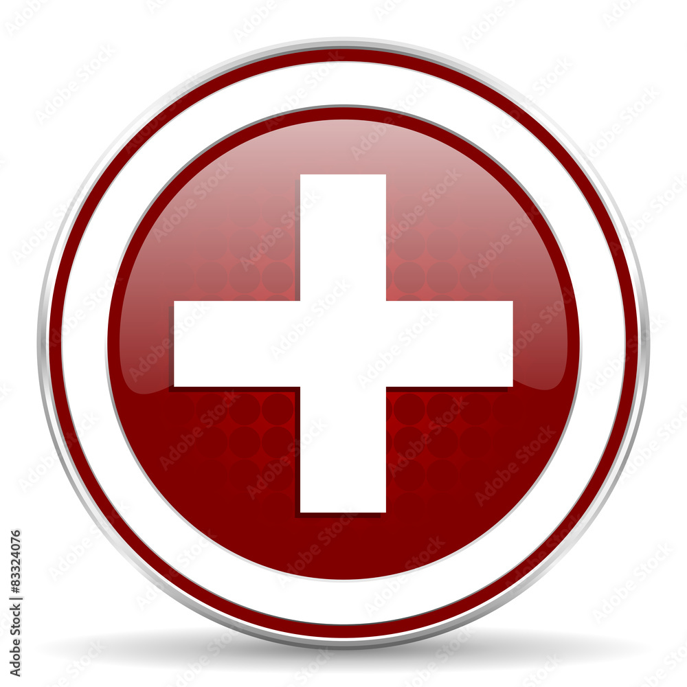 plus red glossy web icon plus red glossy web icon
