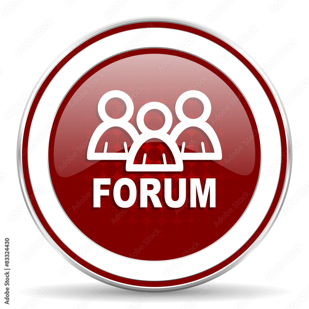 forum red glossy web icon forum red glossy web icon