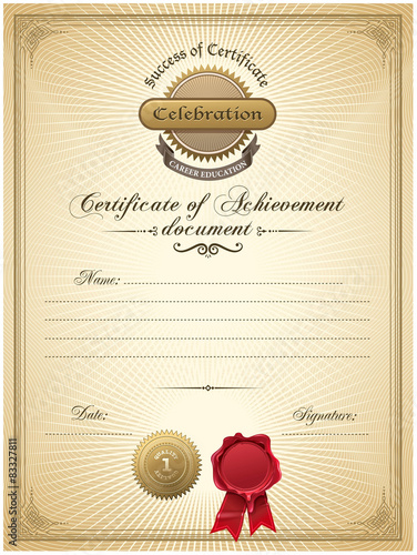 blank diploma