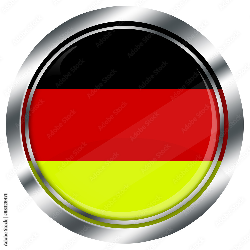 runder Deutschland flagge button für web design runder Deutschland flagge button für web design