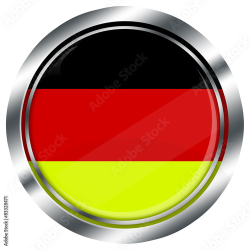 runder Deutschland flagge button f  r web design