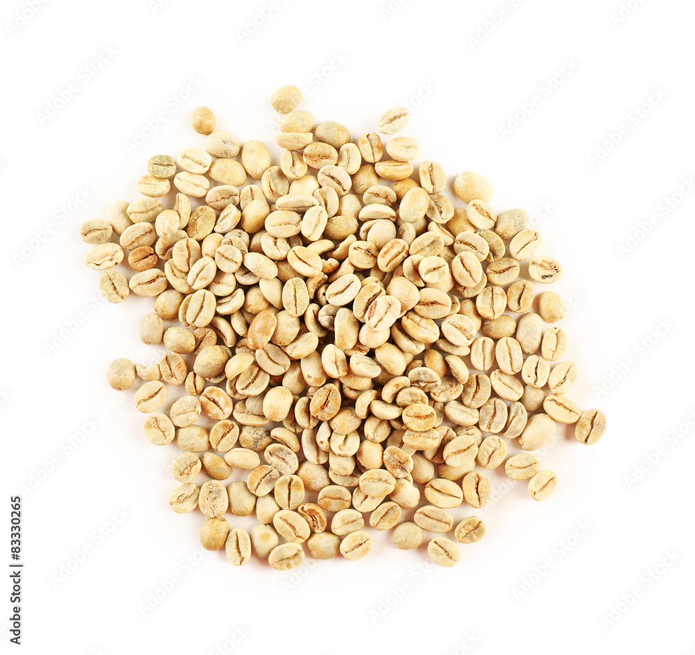 Coffee beans isolated on white Coffee beans isolated on white