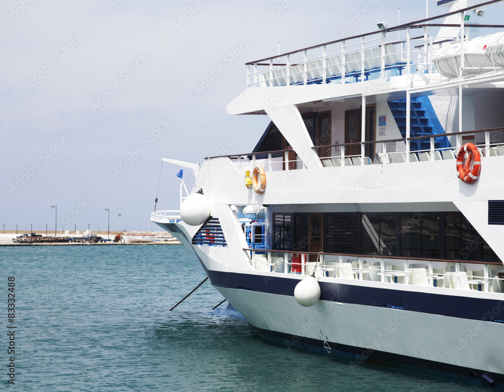 Naklejka premium Port, Zakinthos, Greece island.