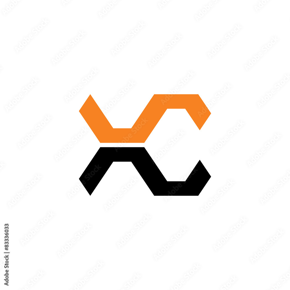 Sign of the letter X and C Sign of the letter X and C