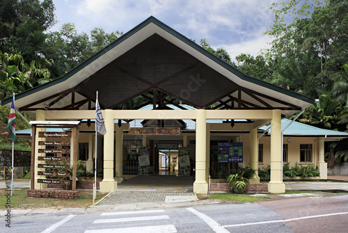 Office building in the Vallee de Mai Nature Reserve