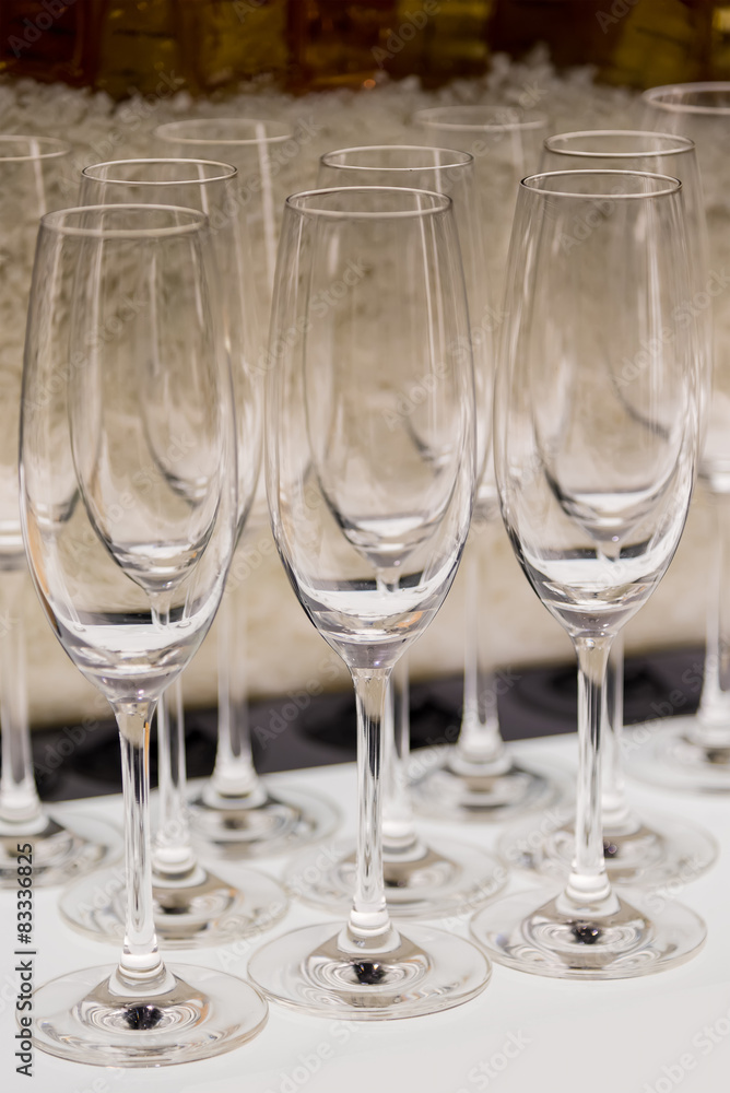 empty wine glasses empty wine glasses