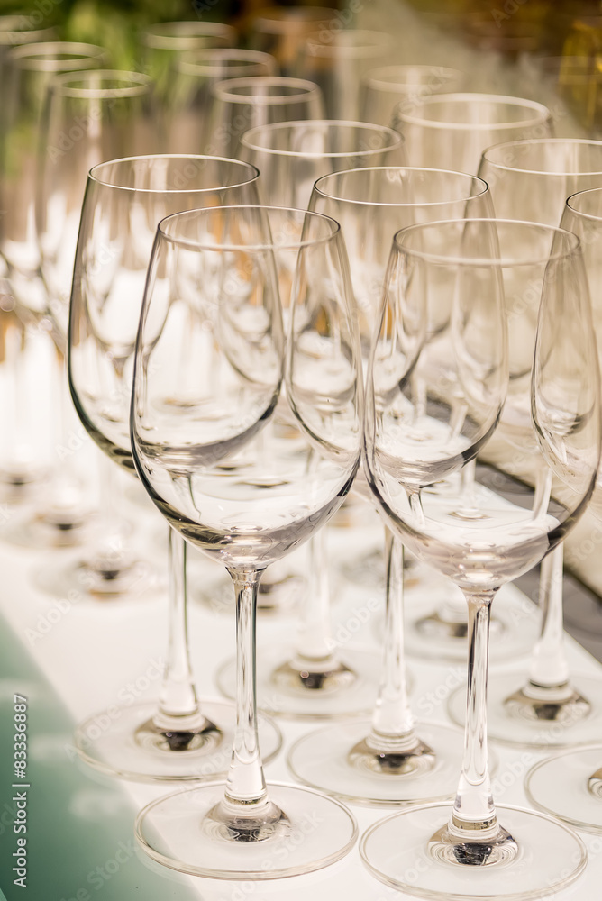 empty wine glasses empty wine glasses