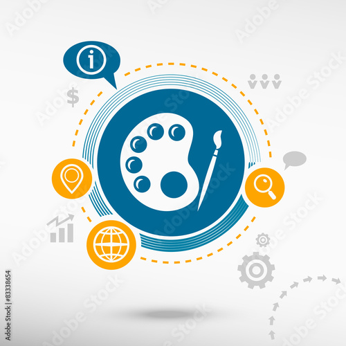 Palette and creative design elements