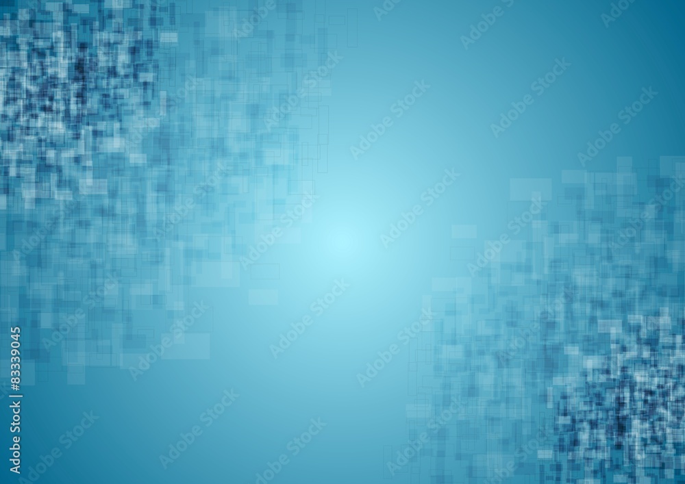 Blue tech squares texture background Blue tech squares texture background