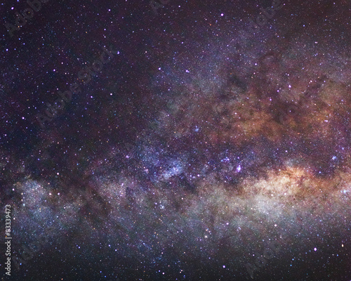 The center of the milky way galaxy, Long exposure photograph