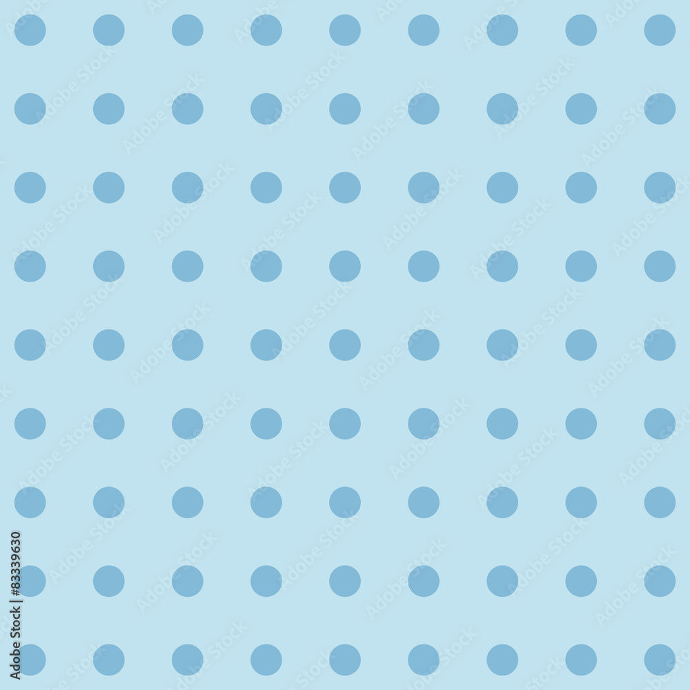 Polka dot fabric. Retro vector background or pattern