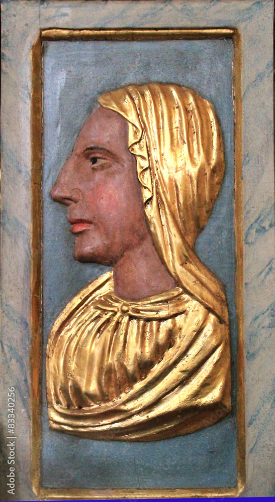 Naklejka premium Détail du rétable de la chapelle des pénitents.(Donzenac)