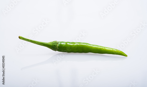 chili pepper isolated on a white background