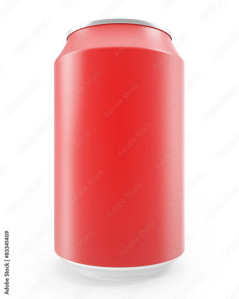 red metal cans isolated on white background, alcohol and red metal cans isolated on white background, alcohol and