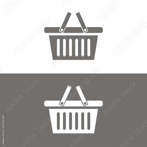 Icono cesta de la compra BN