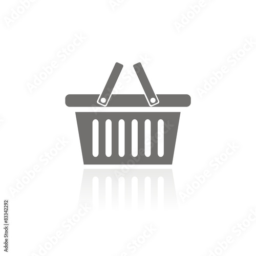 Icono cesta de la compra FB reflejo