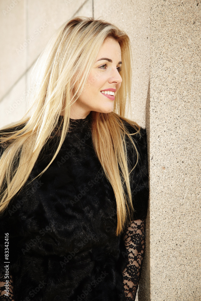 Fototapeta premium Pretty blonde girl in day light