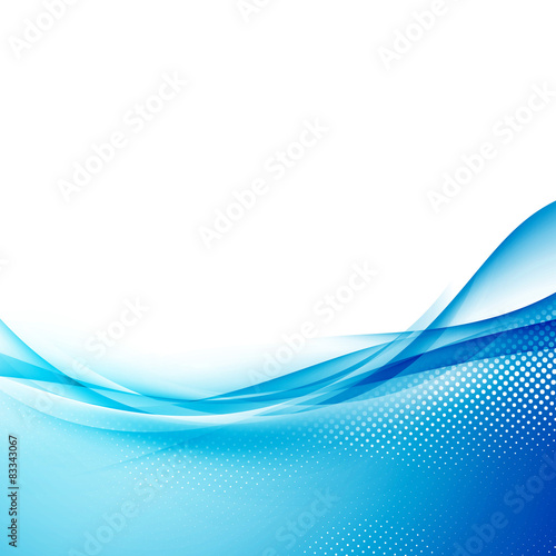 Smooth abstract border wave soft dotted background