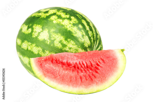 Watermelon isolated on white