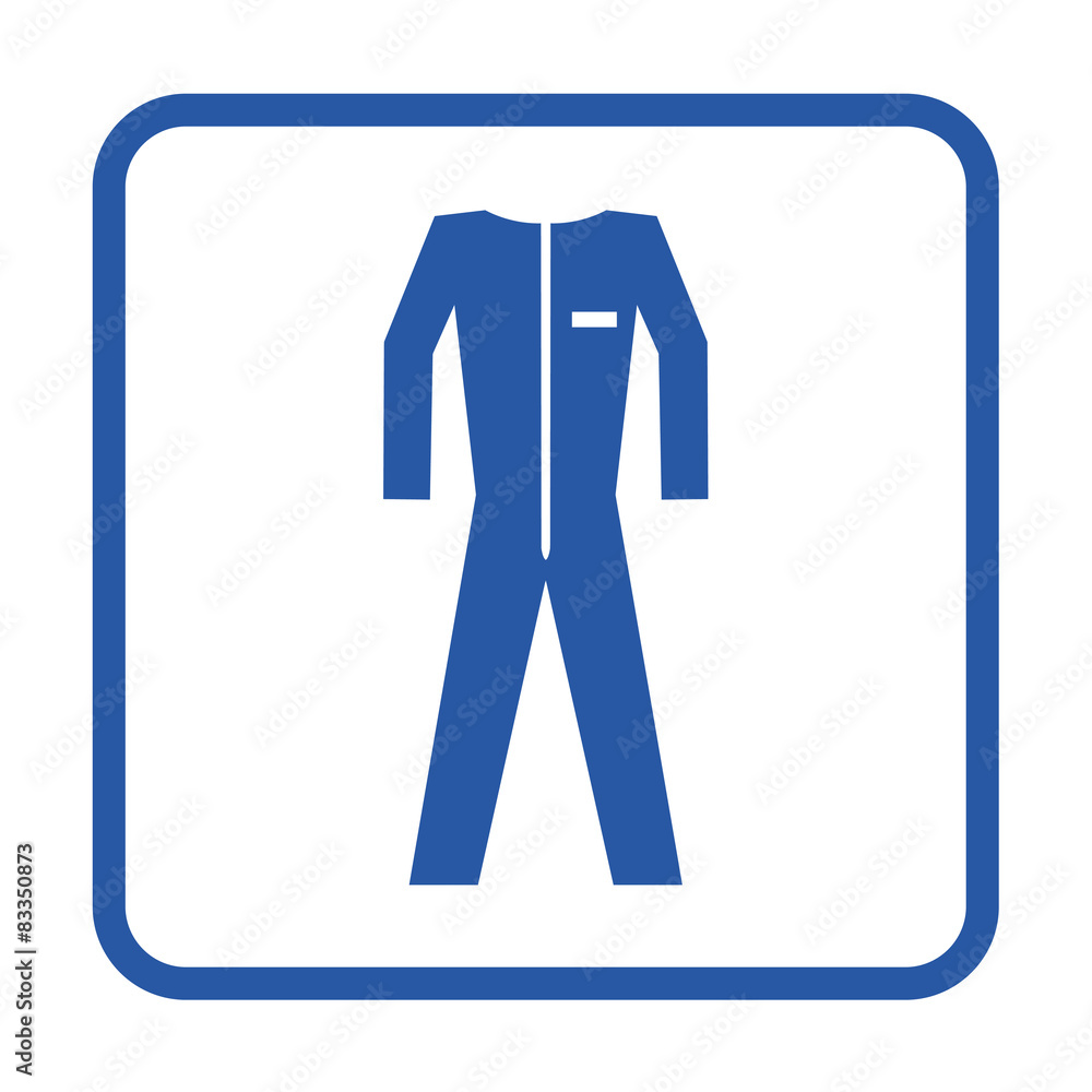 Icono seguridad ropa trabajo ilustración de Stock | Adobe Stock