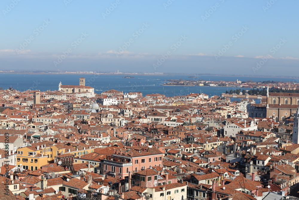 roofs of houses and buildings in the VENICE City