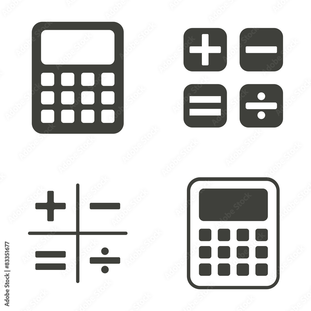 Calculator icons Calculator icons