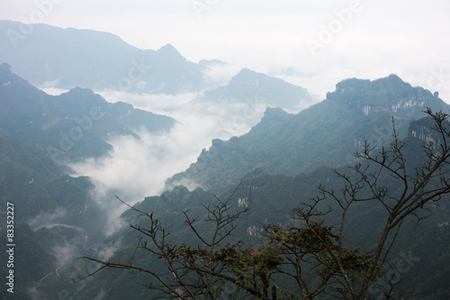 View point of Tianmen mountain