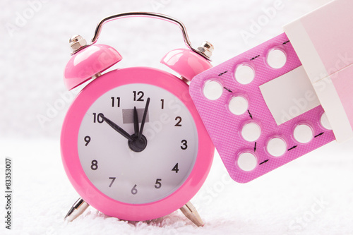 alarm clock and contraceptive pills