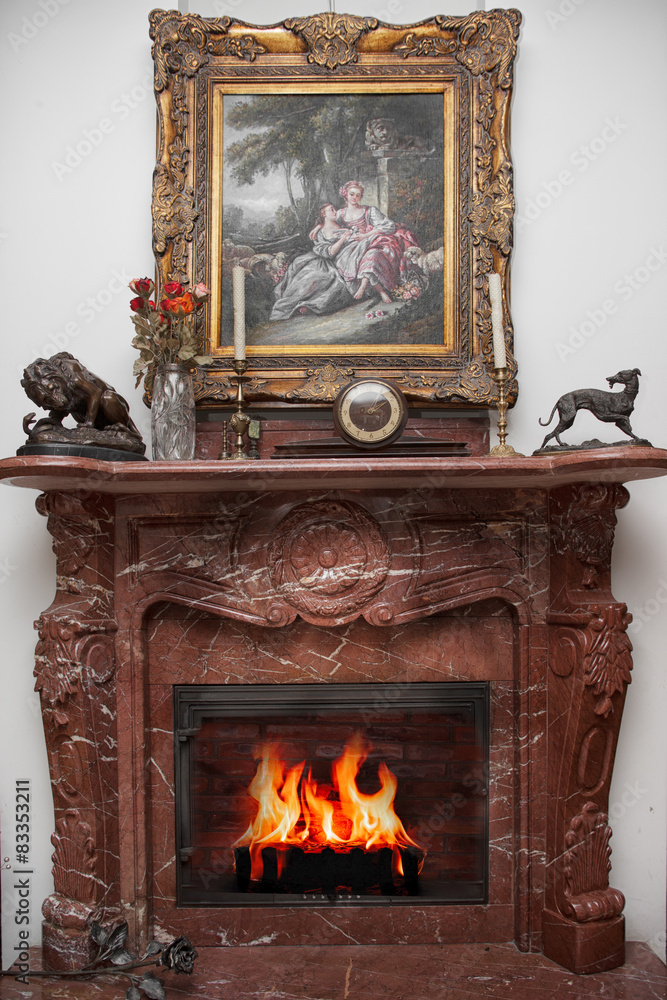 Fototapeta premium fire place