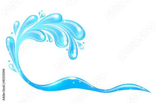 Illustration of Sea Waves
