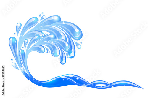 Illustration of Sea Waves