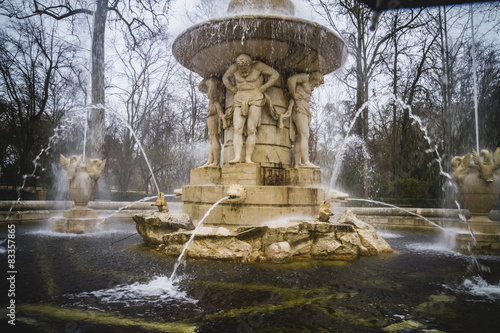 classical sources of water in the royal gardens of Aranjuez, Spa