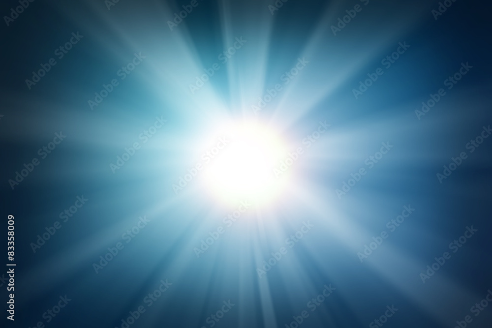 Abstract light blue blured background