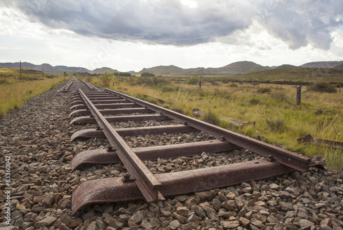 Quadro su tela End of the railway line