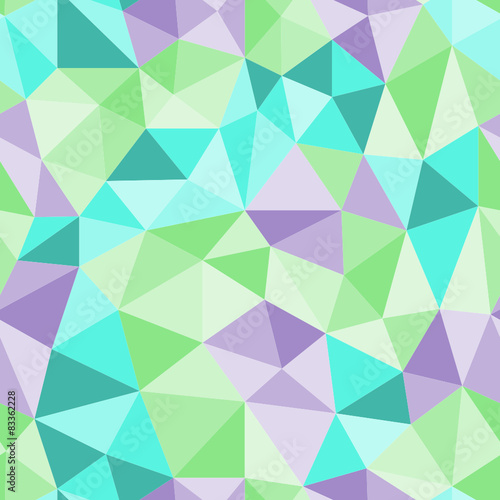 Seamless/Repeating Geometric Pattern (violet green blue)