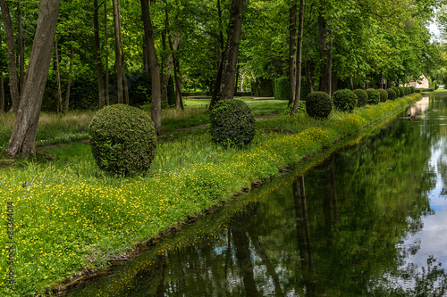 Jardin Anglo-Chinois (Anglo-Chinese Garden) in Chantilly Castle.