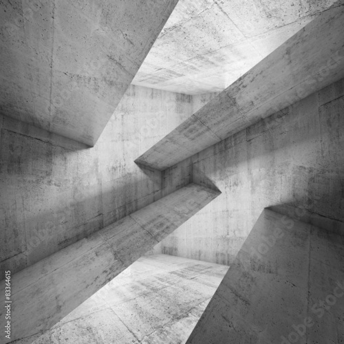 Abstract concrete construction background 3d