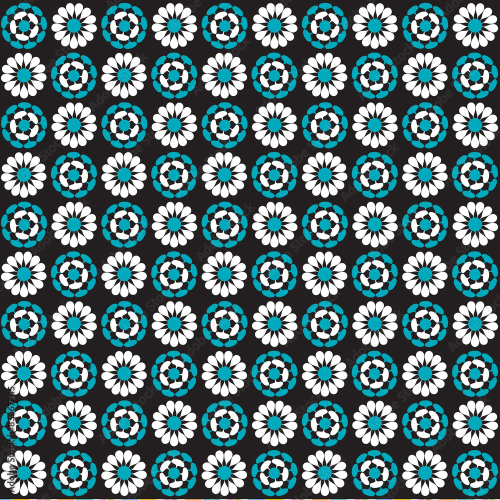 Floral Geometric pattern Floral Geometric pattern