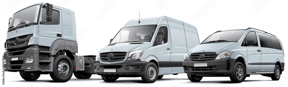 Fototapeta premium Commercail vehicles