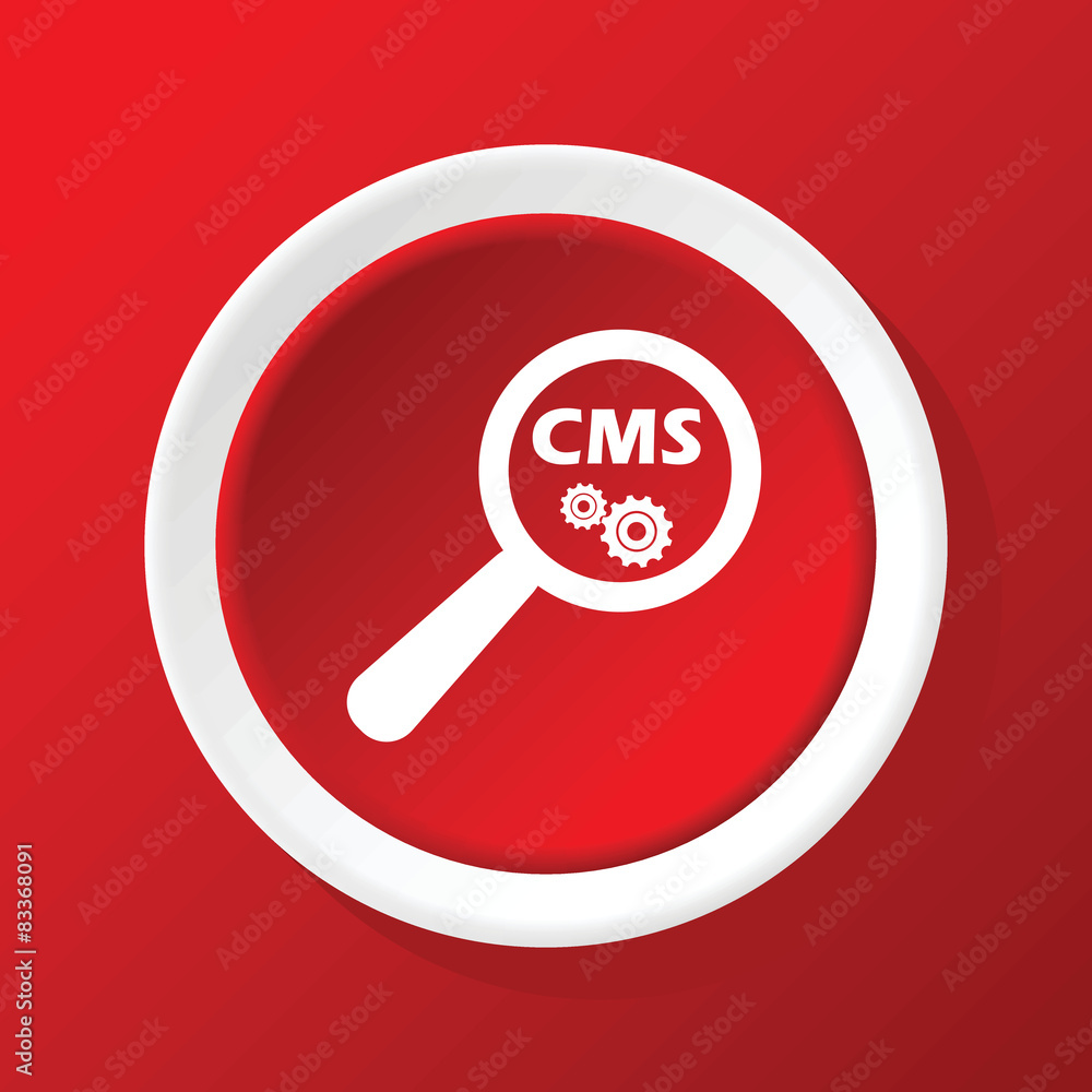 Favorite book icon on red Favorite book icon on red
