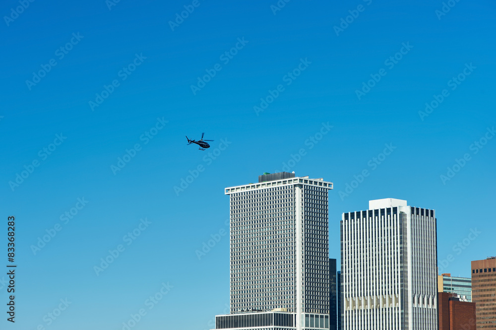 Obraz premium Lower Manhattan skyline view from Brooklyn