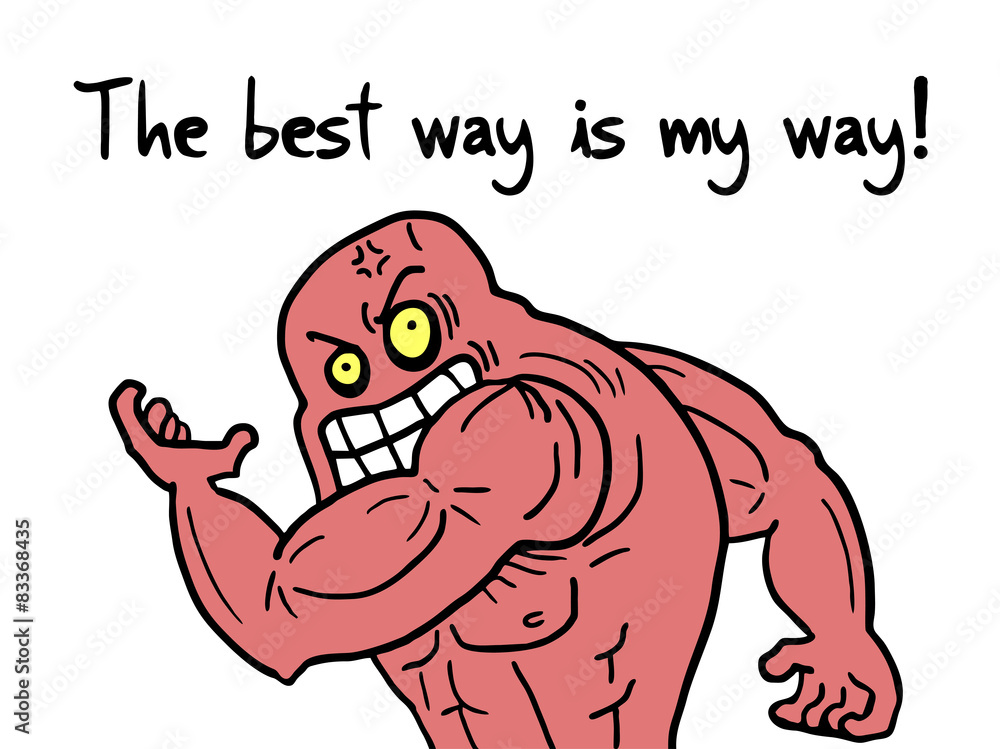 Obraz premium rebel message