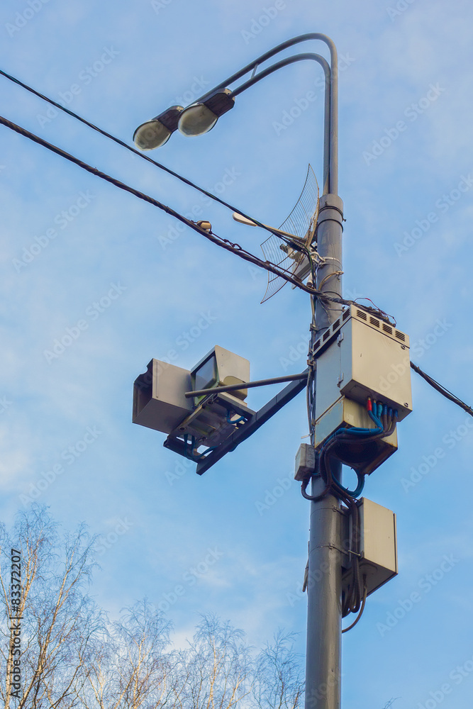 CCTV camera the road traffic monitoring CCTV camera the road traffic monitoring